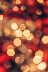 Fototapeta premium Christmas bokeh light abstract holiday background