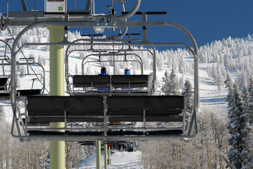 Chairlift without lines