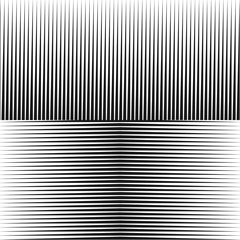 Obraz premium Abstract halftone stripes background. Vector geometric pattern. Modern design black and white background.