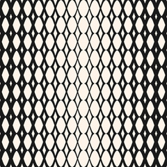 Fototapeta premium Halftone mesh seamless pattern. Modern vector monochrome geometric texture