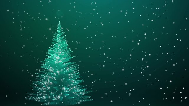 Growing Christmas tree. Winter Holidays background
