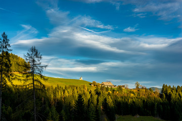 L&auml;ndliche Landschaft in &Ouml;sterreich