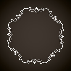 Vignette. Vector drawing