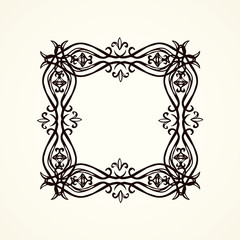 Vignette. Vector drawing