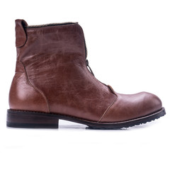 brown woman shoes on the background  