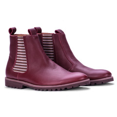 red woman shoes on the background  