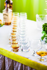 Decor on the festive table