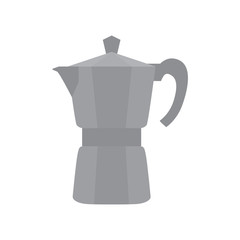 coffee percolator, maker, moka icon- vector illustration