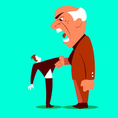 Recruitment Factory - Illustration. Choosing worker