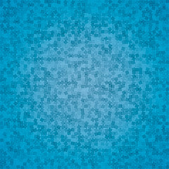 Blue abstract mosaic.  Virtual concept. Technology background. Design template. Vector illustration.