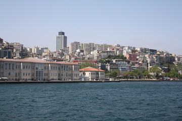 Fototapeta na wymiar Sur le Bosphore - Istanbul - Turquie