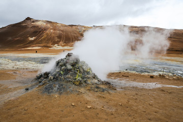 Namafjall geothermal area in Iceland