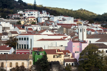Wide view of Monchique village