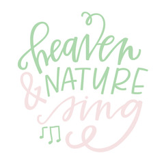 heaven & nature sing