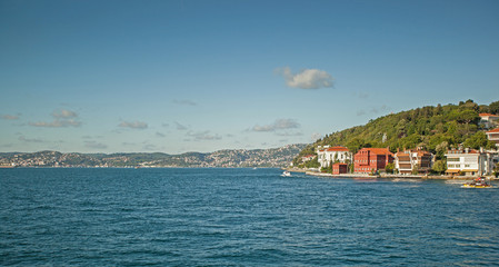 Fototapeta na wymiar Istanbul summer luxury Bosphorus