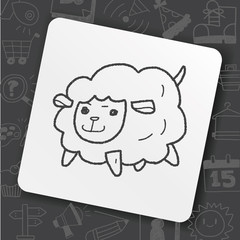 sheep doodle