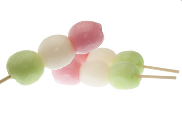 三色団子　白抜き