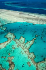 Papier Peint photo autocollant Whitehaven Beach, île de Whitsundays, Australie Grande Barrière de Corail