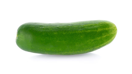 Cucumber isolated on white background.