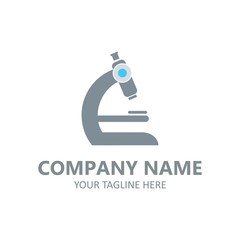 Lab vector logo illustration element template laboratory emblem