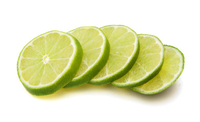Lemon sliced and stacked