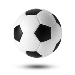 soccer ball on isolated