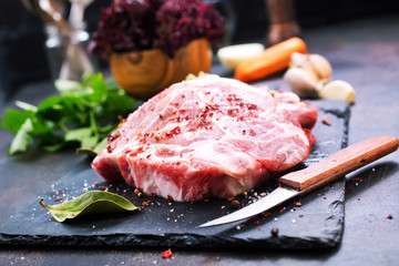 raw meat