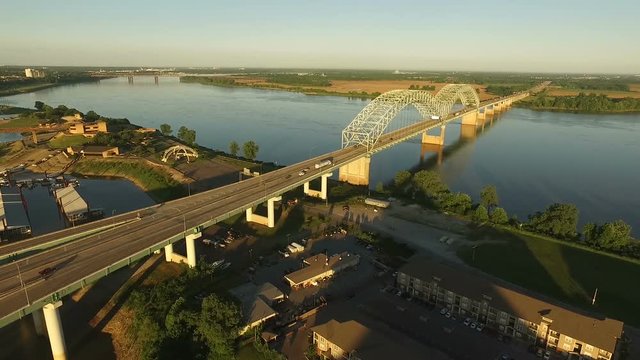 Hernando Desoto Bridge Memphis Tennessee Arkansas Mississippi