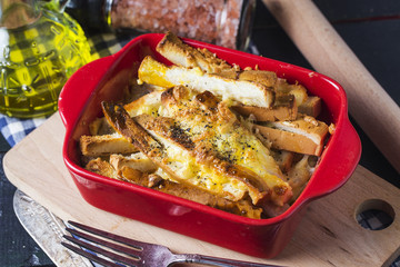 grilled bread sticks