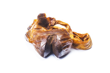 goose gizzard on white background