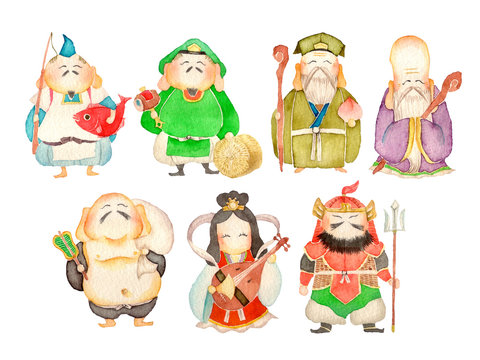 七福神 Images Browse 2 557 Stock Photos Vectors And Video Adobe Stock