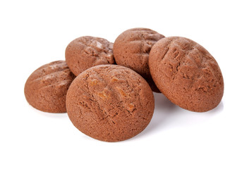 cookies isolated on white background. Sweet biscuits.