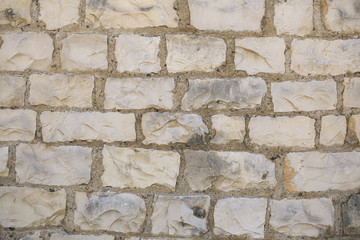Texture authentic roman stone bricks