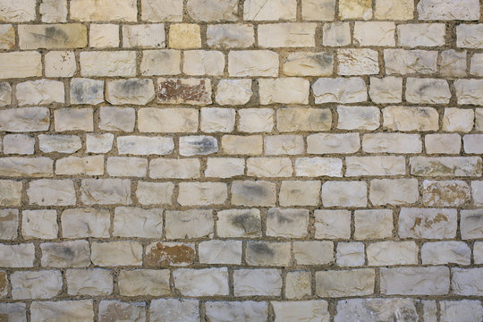 Texture authentic roman stone bricks