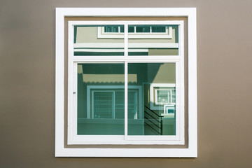 New house with window frame