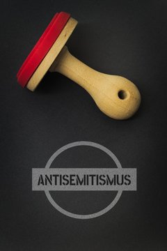 ANTISEMITISMUS - Bilder mit Wörtern aus dem Bereich Rassismus, Wort, Bild, Illustration