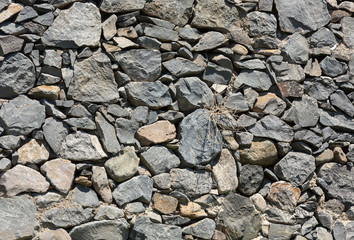 part of a stone wall, for background or texture.