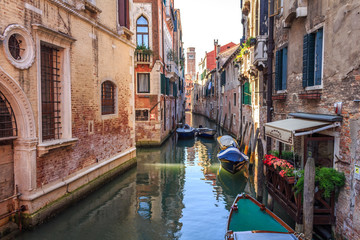 Fototapeta na wymiar Venice in Italy - Venice Canals