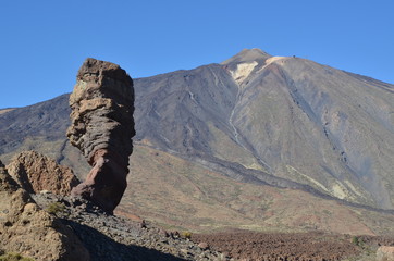 Cinchado rock, volcan Teide, Tenerife, Canarias