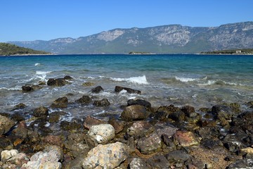 On the island of Cleopatra,Mugla.Turkey