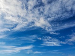 Blue sky with clouds