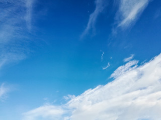 Blue sky with clouds