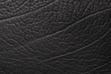 Schwarzes Leder Hintergrund/Textur
