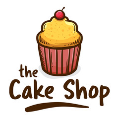 The Muffin Cake Shop icon Logo