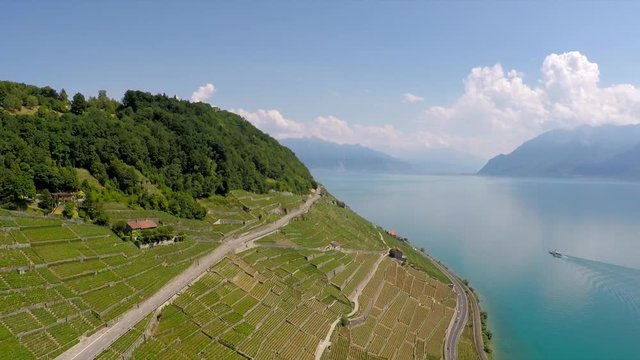 VIGNES DU LAVAUX - SWITZERLAND - DRONE SWITZERLAND