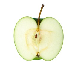 Half of a Green Apple
