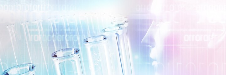 Composite image of digitally image of brain interface