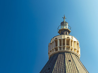 The dome of the Temple of Annunciation. Close-up. Nazareth, Israel.