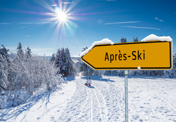 Après Ski Schild