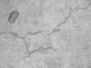 Cracked concrete texture closeup background